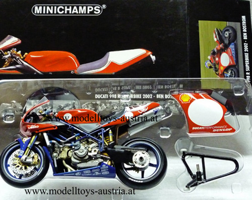 Ducati 998 R 2002 World Superbike Ben BOSTROM 1:12 Ducati 998 R 2002 World Superbike Ben BOSTROM 1:12